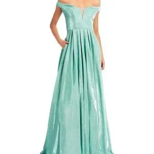 Dresses | Offtheshoulder Blue B Darlin Dress From Macys Size 12 | Poshmark